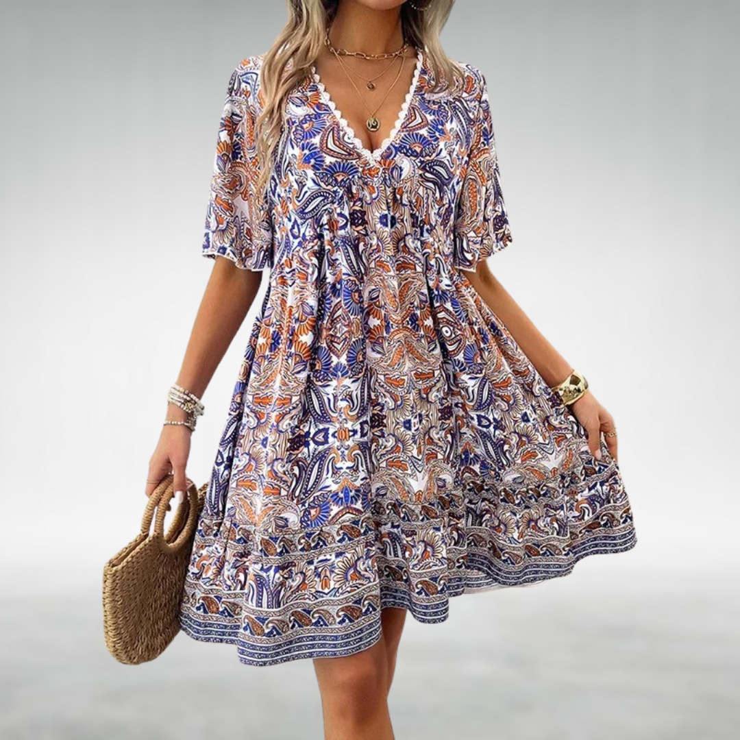 Luftiges Damenkleid im Boho-Stil