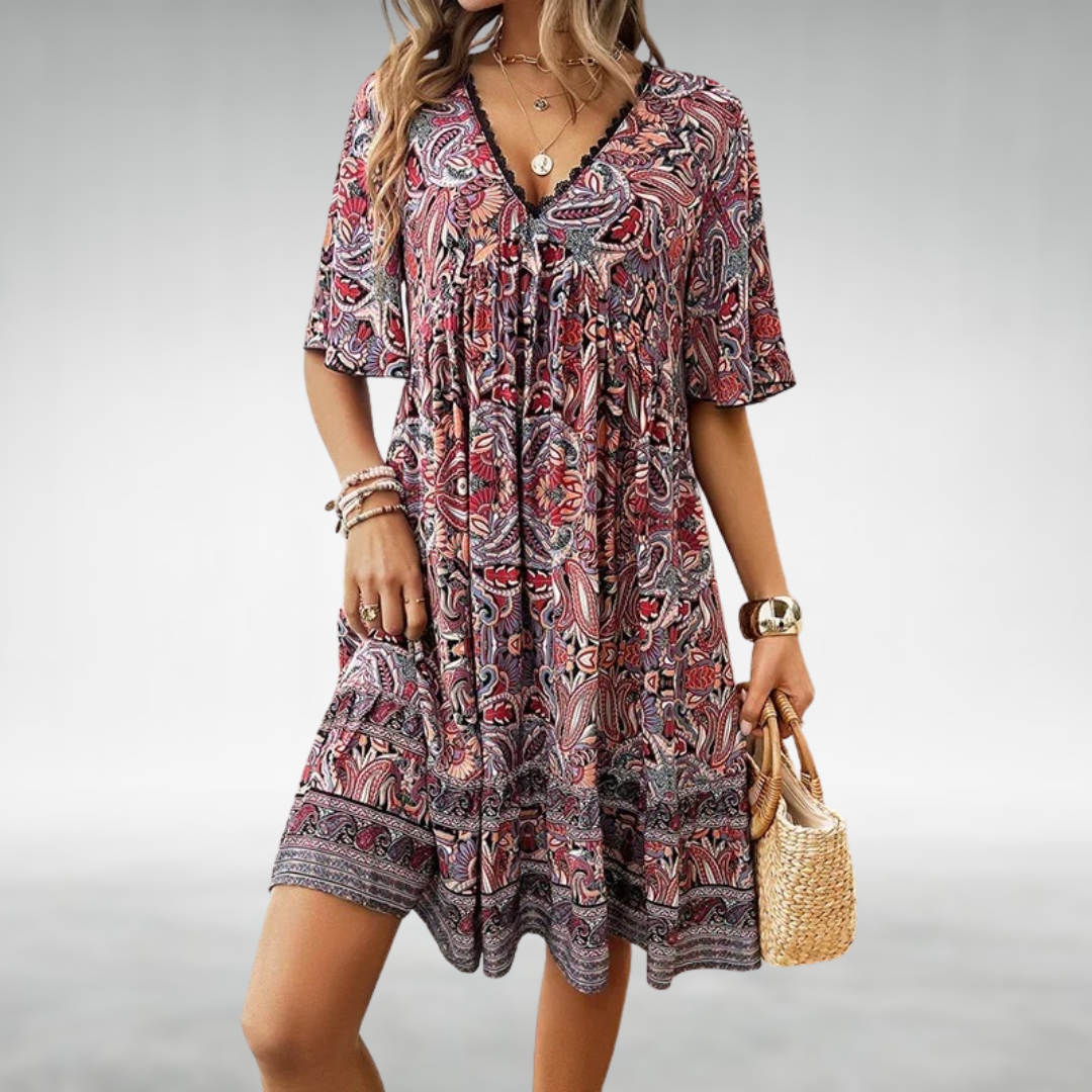 Luftiges Damenkleid im Boho-Stil
