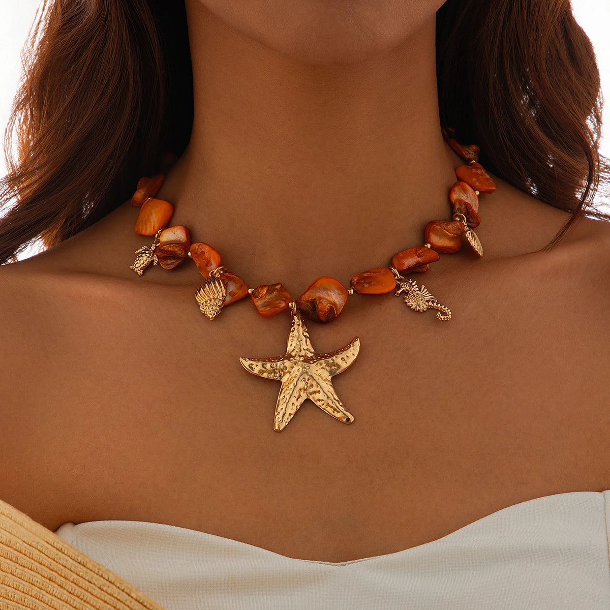 Goldene Meereswelt – Eleganz trifft Strandfeeling