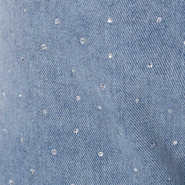 Stylische Wide-Leg Jeans mit Seitenschlitz