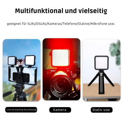 Kompakte RGB-LED-Leuchte für perfekte Ausleuchtung unterwegs