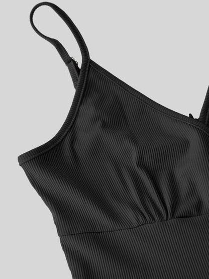 Elegantes Zweiteiler Set mit Spitzen Top & Jumpsuit