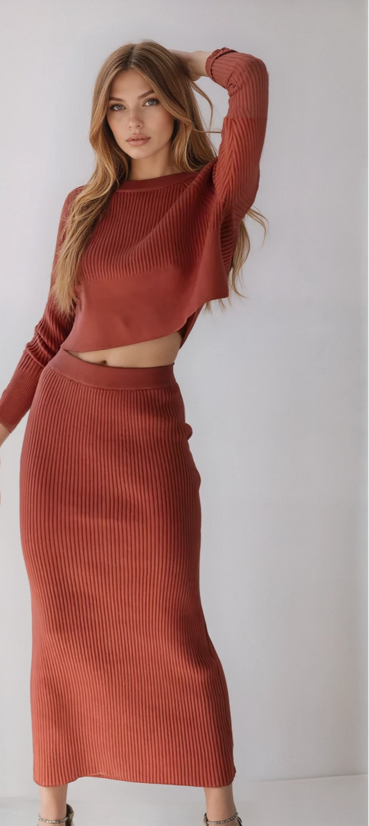 Strick Set Zweiteiler