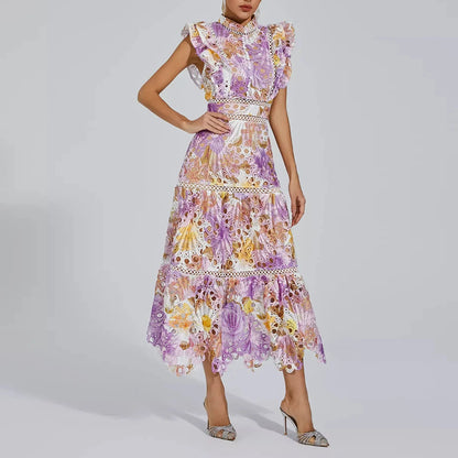 Elegantes Spitzenkleid Florale Eleganz