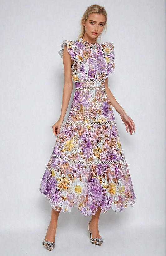 Elegant top dress floral elegance