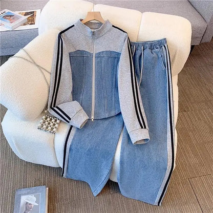 Sporty Denim Set