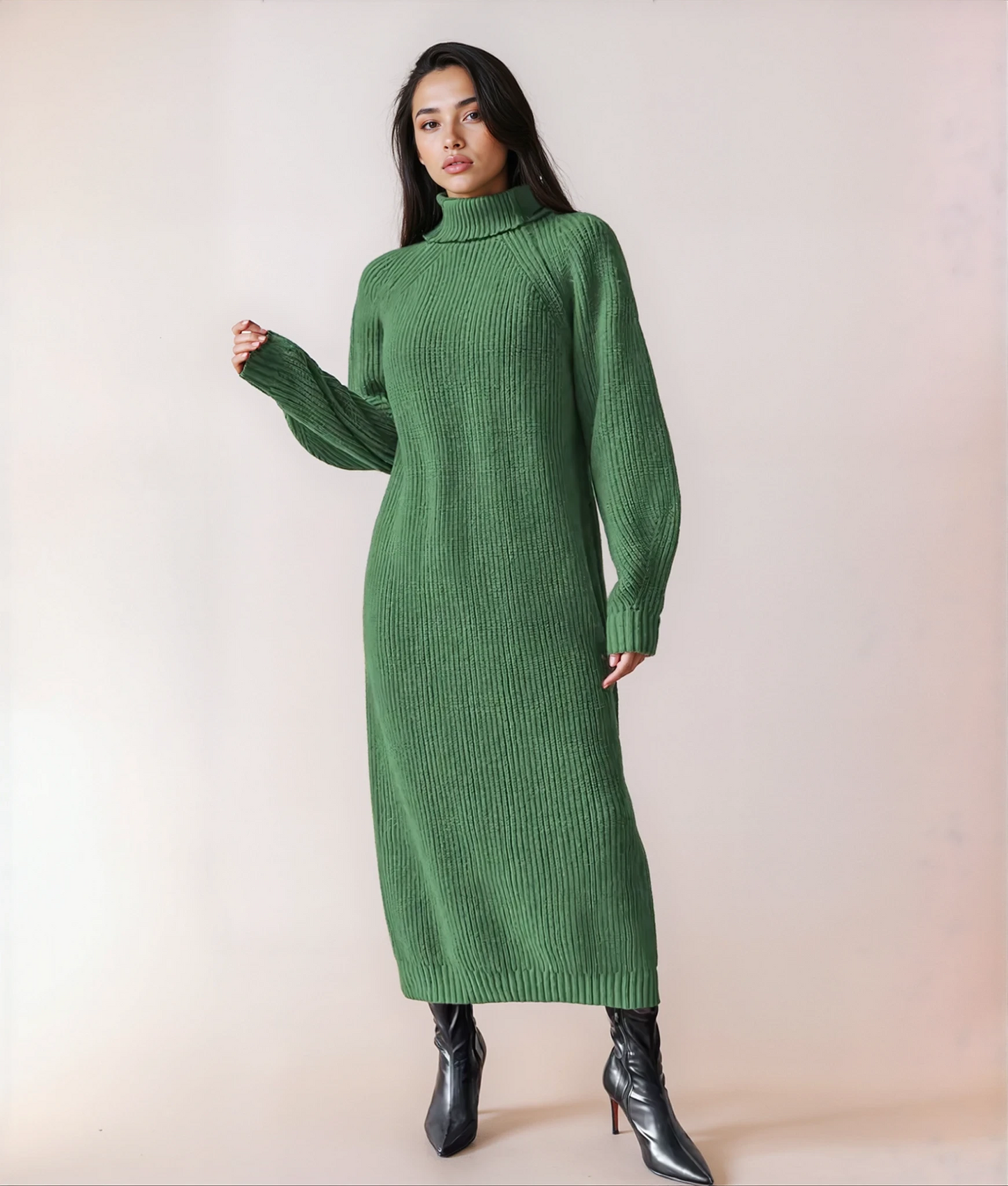 Gemütlich Schön – Rollkragenkleid