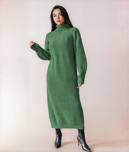 Gemütlich Schön – Rollkragenkleid