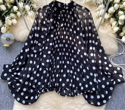 Elegante Bluse mit Schleife