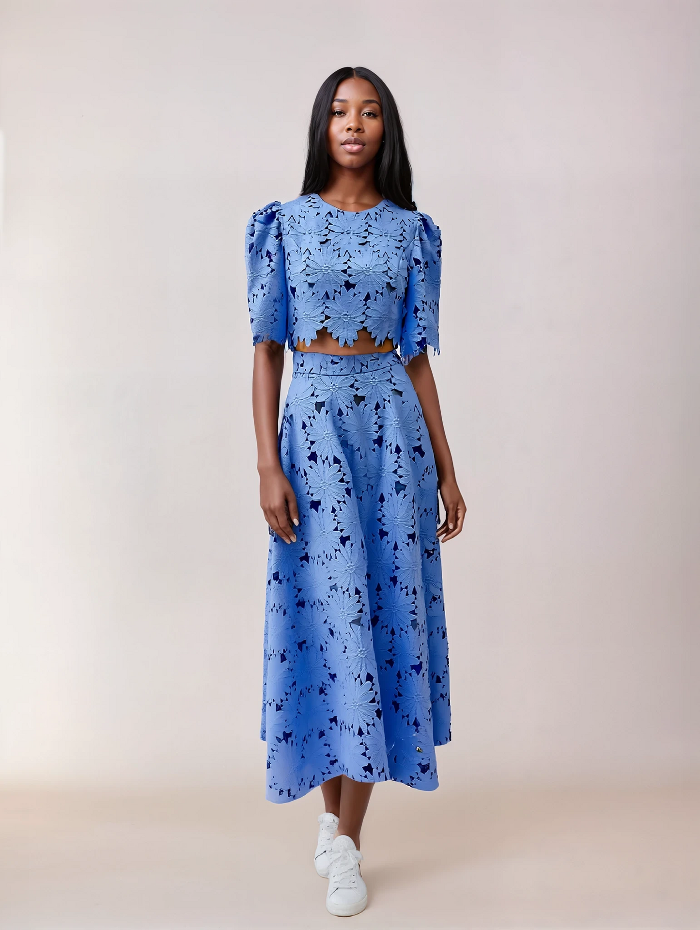 Zweiteiliges Damen-Set mit Spitze – Elegant & Sommerlich