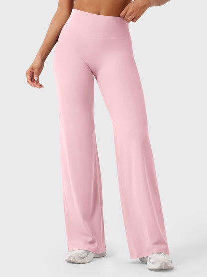 High-Waist Straight-Leg Pants